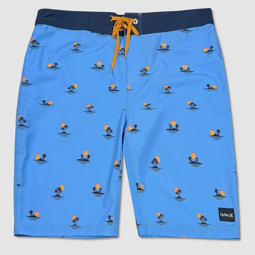 Mens Hurley Weekender Board‎ Shorts - NWT Size 30 Blue / Multi - #44800-F3